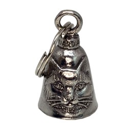 GUARDIAN BELL AMGB Biker Bell, Key Holder, Protective Talisman/Amulet for Safe Driving, pewter
