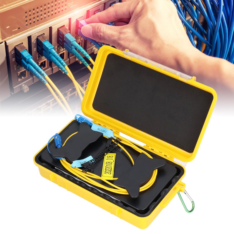 OTDR Launch Cable Box Optical Fiber Rings Dead Zone Eliminator