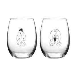 Winnie The Pooh Collectible Wine Glass Set (Eeyore)
