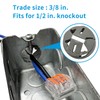 Dicio Knockout Cable Connector Push-in Connector 120 Pcs Hole Bushing