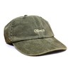 Vivian Flytrap Unisex Olives Washed Embroidered Dad Baseball Cap -