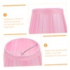 Small Pink Cloth Lamp Shade E27 Light Cover for Indoor