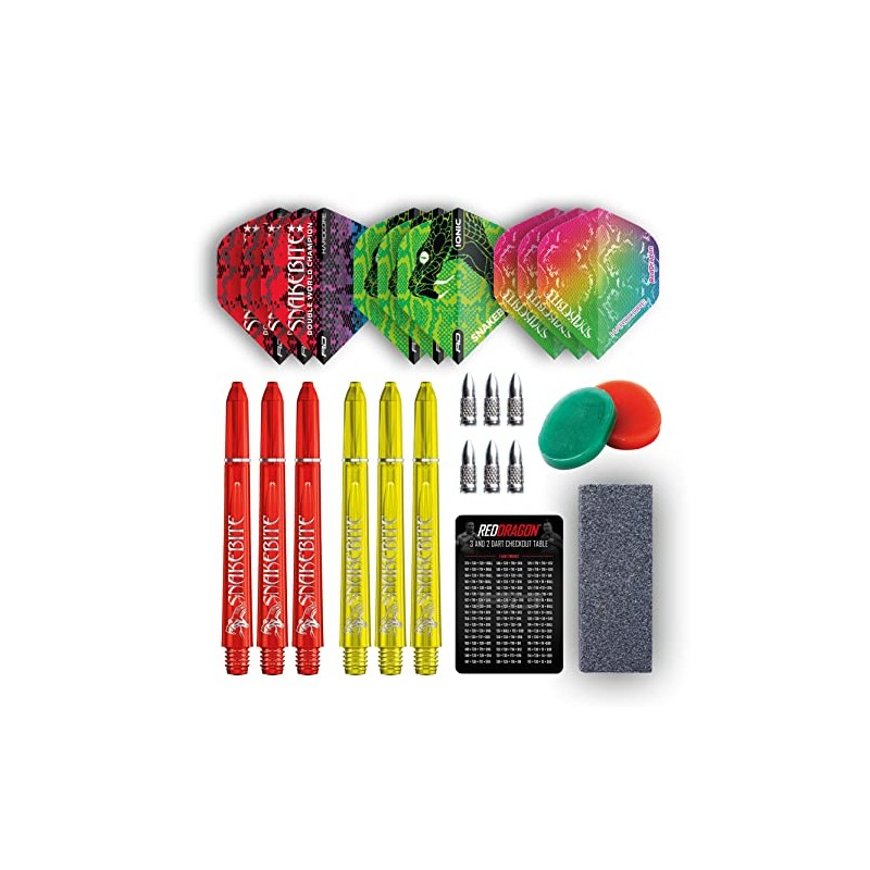 RED DRAGON Peter Wright Snakebite Optima Accessory Pack
