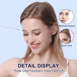 REBUCINA 60 Pcs Face Tape Lift,Face Tape with 8 Lifting Ropes,Face Lift Tape Invisible,Anti-Wrinkle Patch V Face Stickers Face Lifting Tape,Face Tapes for Lifting Sagging Skin