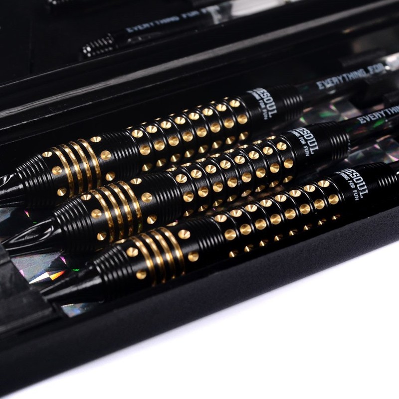 CUESOUL 16 Gram Black Scorpion Soft Tip Darts (CSBCD003)