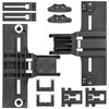 1 Kit Pack Dishwasher top rack repair kit W10350376, fit