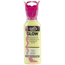 Tulip Pintura Dimensional para Tela, 37 ml, Color Manzana Brillante, 1.25_Amarillo Glow, 1