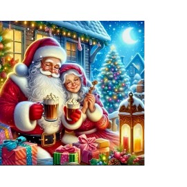 Fashion Jewelry Made For You CHRISTMAS SANTA CELEBRATION Charm Pendant 925 Silver 20" Necklace