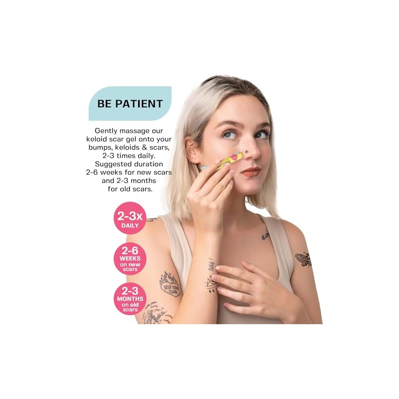 BASE LABORATORIES Keloid Bump Gel - Natural Piercing Bump &