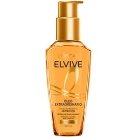 Elvive Tratamiento en Aceite LOréal Paris Óleo Extraordinario pelo más suave y con brillo intenso con 6 óleos de flores preciosas, 100 ml