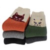 YZKKE 5Pack Womens Warm Wool Soft Cozy Crew Socks Cute
