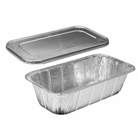 6.5 X 12.53 in Aluminum Pans - Aluminum Pans with LIDS - Disposable FOIL DRIP Pans - DRIP Pans for Outdoor Grill – BBQ Grill Grease Tray - Aluminum FOIL Grill Accessories – 10 Pack -