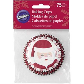 Wilton Santa Claus Cupcake Cases, Paper Multicoloured, 6.35 x 5.08 x 3.17 cm