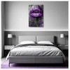 DOARTDO Purple Canvas Wall Art for Girls Bedroom Prints African