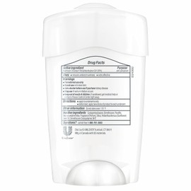 Deodorant For Sweat and Odor Protection Original Clean Antiperspirant For Women Made With 1/4 Moisturizers 1.7 oz