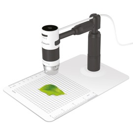 Atlantis E45-MS725 Digital USB Microscope Magnifying Glass UXGA Resolution 1600x1200 Dual Focus 60X 250X Magnification Millimeter Accurate Height Adjustment and Length PC Mac