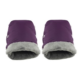 2 Pcs Stroller Gloves Waterproof Warm Comfortable Pushchair Hand Muff for Winter