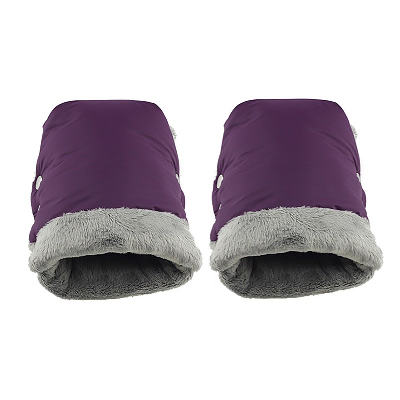 2 Pcs Stroller Gloves Waterproof Warm Comfortable Pushchair Hand Muff