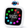 Yunbaoit Digital Visual Timer for Kids, Rechargeable 99-Minute Silent Countdown
