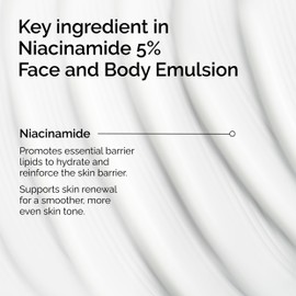 The Ordinary Niacinamide 5% Face and Body Emulsion, Dark Spot & Skin Tone Corrector, 3.4 Fl Oz