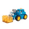Driven by Battat – 7-Inch Telehandler Forklift Toy with Lights