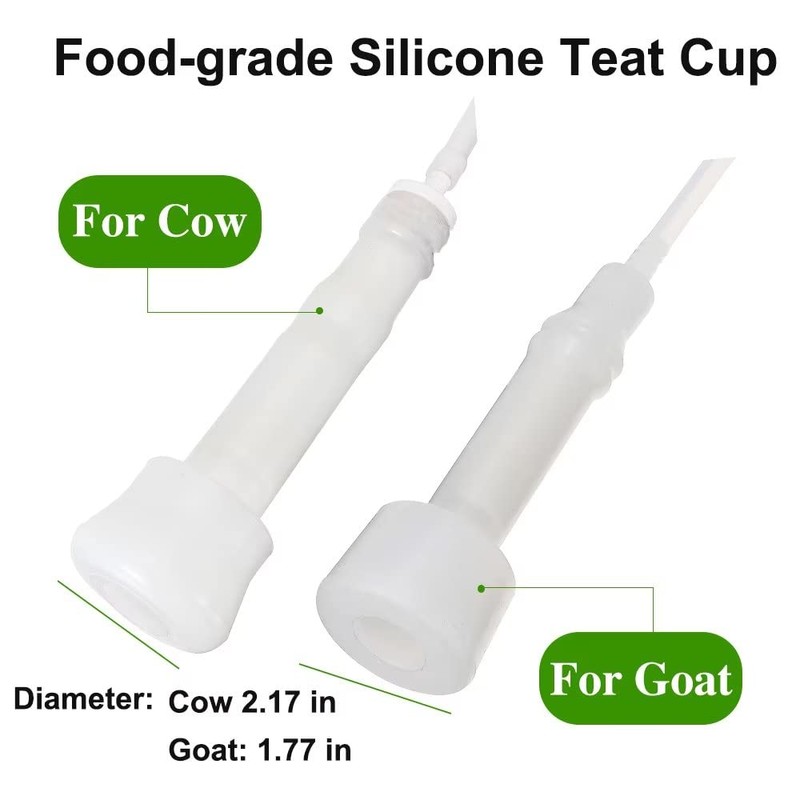 3L Goat Milking Machine,Suction Speed Adjustable Electric Milker for Goats,