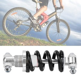 Bike Shock Absorber, Metal Mountain Bike Rear Suspension Bumper Spring Shock Absorbers Bicycle Parts(100mm 650pounds,)