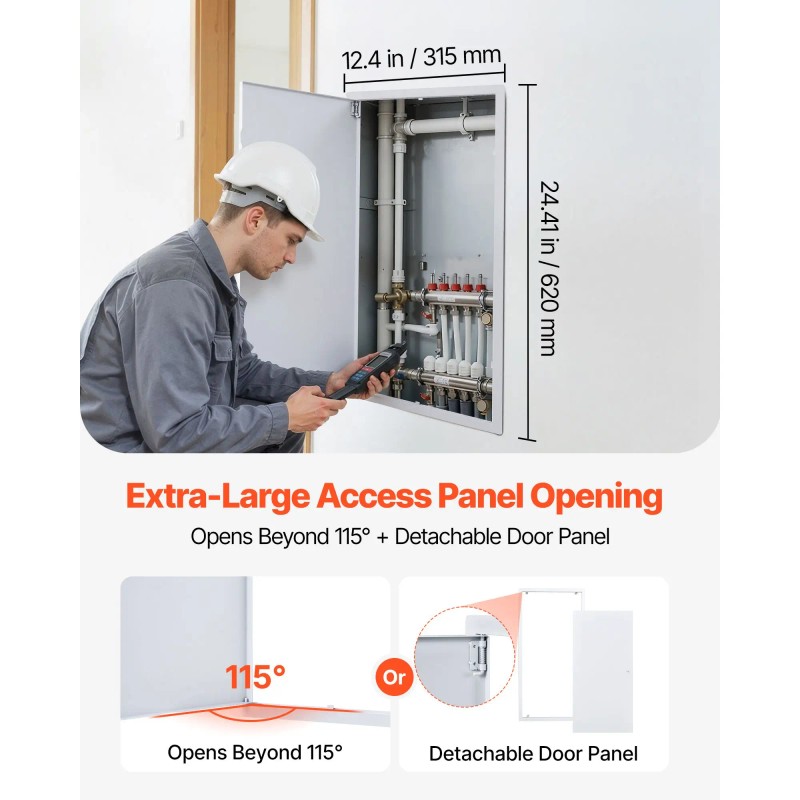 30.3 X 15.2 Galvanized Steel Drywall Access Panel Easy Install
