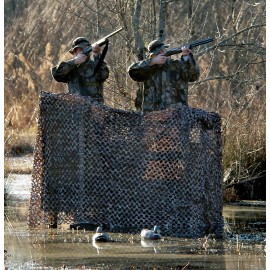 Rotcho Camouflage Netting - Duck Blind, Tree Stand Skirt, ATV Cover, Paintball Blind - 9'10" x 9'10"