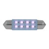 Grand General 77155 Light Bulb (211-2 Purple 8-LED Festoon Dome,