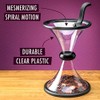Tuperoymse Transparent Piggy Bank Circling Saving Box Bank