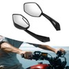 2PCS Motorcycle Rearview Mirror Clear Vision Wide Angle Shockproof Handlebar