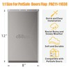 Cooute 2 Pack Pet Door Replacement Flap with Magnetic Closure,