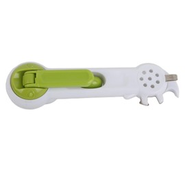 6 in 1 Can Opener, Ergonomic Easy To Hang, Multi Function Bottle Opener for Kitchen, Handle, Right Size, Dishwasher Safe, Travel Friendly, Fit with Kitchen