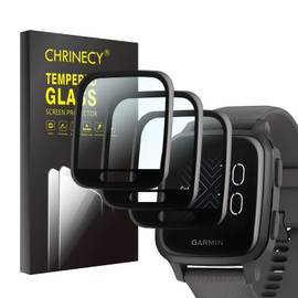 3 Pack Screen Protector for Garmin Venu Sq, [3D Full Cover] [HD Clear] [Anti-Scratch] Flexible TPU Clear Film for Garmin Venu Sq