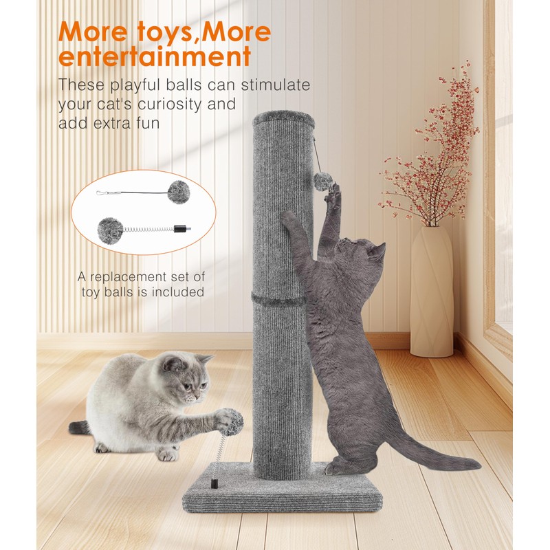 Carpet Craft Cat Scratching Post Heavy Duty for Indoor Large