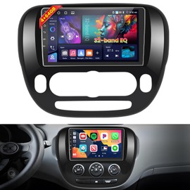 [4G+64G] Inefala for Kia Soul 2014-2017 Android Car Radio Stereo with Wireless Carplay Android Auto, 9 Inch HD Touchscreen with WiFi GPS Bluetooth5.0 FM/RDS 32EQ SWC Backup Camera MIC