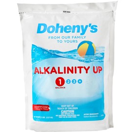Doheny's Alkalinity Up | Raise Your Swimming Pool Alkalinity Level | 100% Pro-Grade Sodium Bicarbonate | Proper Alkalinity Levels Help Protect Your Equipment and Prevent Skin & Eye Irritation | 10LB