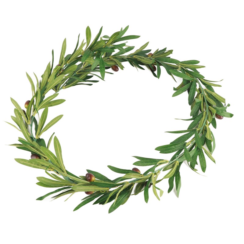 Olive Fruit Cane Wedding Backdrop Decoration Simulation Olive Leaf Cane