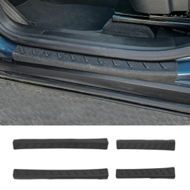 Maxzina Door Sill Protector Compatible with 2025 Chevy Equinox (Not for EV) Side Step Protector Side Edge Step Guard Car Door Dust Shield Cover for 2025 GMC Terrain Exterior Accessories