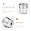 i Cafilas For Refillable Illy Coffee Capsule Made of Stainless