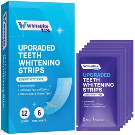 Whitebite Pro Teeth Whitening Pap Strips Non Sensitive (12 Count)