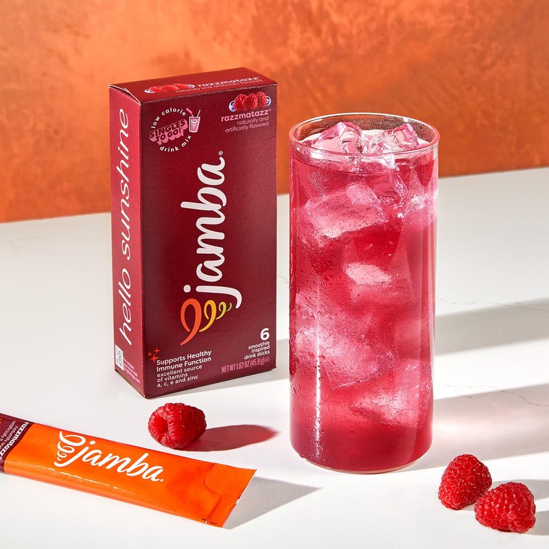 Jamba Singles To Go! razzmatazz smoothie-inspired powdered drink mix packets,