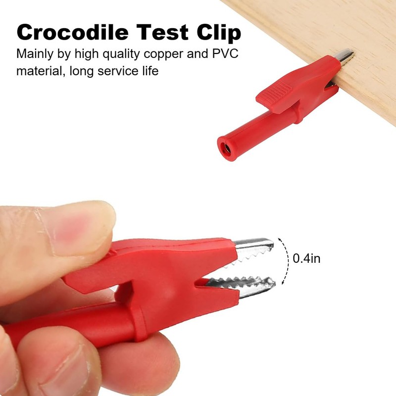 VIVIIHOO Pack of 5 Double-Ended 4 mm Banana Plug Test