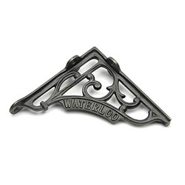 Pair of Shelf Brackets Waterloo Antique Cast Iron 125mm x 125mm / 5″ x 5″