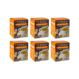 China Mist Full Leaf Tea Sachets, Ginger Turmeric Organic Herbal Tea, 6x15 Biodegradeable Tea Sachets (90 total)