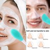 Face Scrubber,2 PCS Silicone Face Brush,Facial Cleansing Brush for Exfoliating,DIY