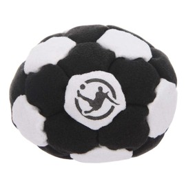 Hacky Sack Footbag with 32 Panels - Precision Model - Foot Fitting - Made of Ultra Suede (Amara) Plastic Fabric, Filled with EPS Plastic Pallets, Hand Stitched