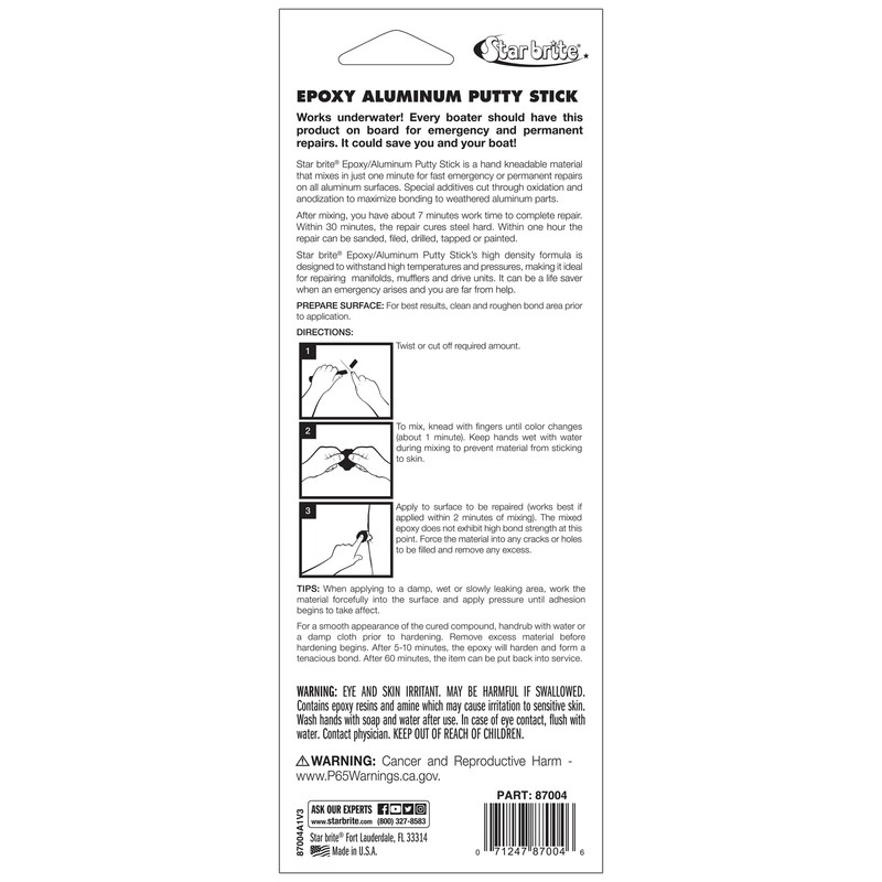 STAR BRITE Bastoncino Epossidico 113 g - Riparazione facile, veloce
