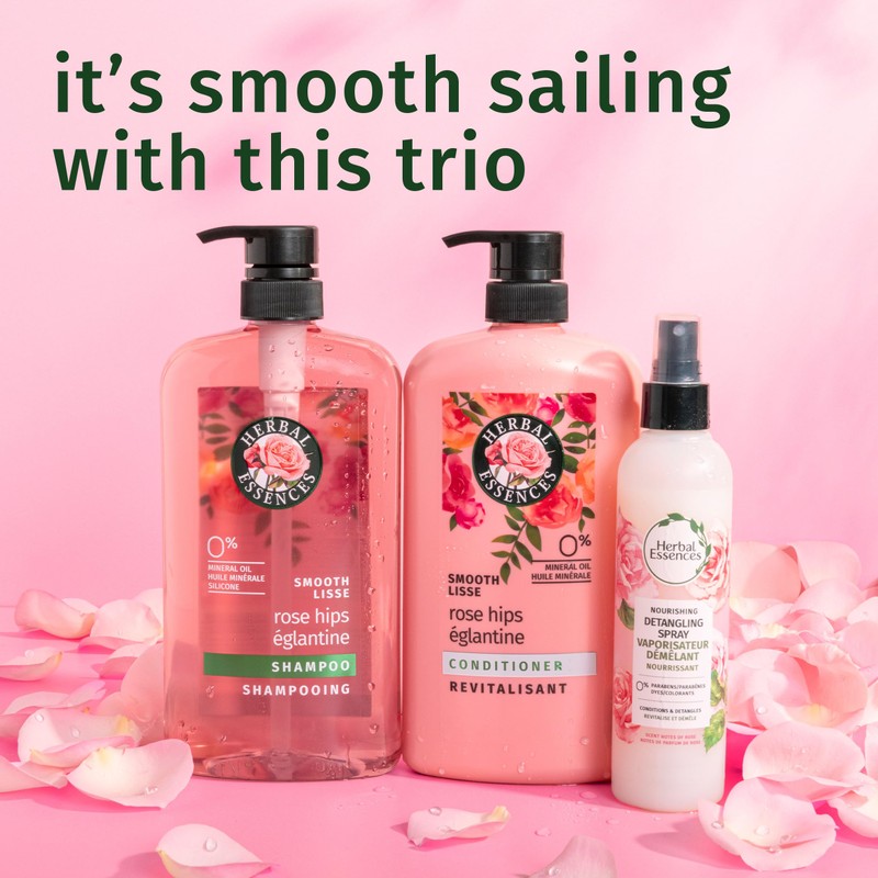Herbal Essences Conditioner, Rose Hips- Smooth Collection, Shiny Hair with